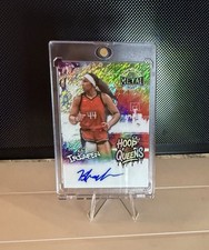2025 Leaf Metal Women Of Sports Kiki Iriafen Hoop Queens /3 Autograph Card