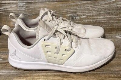 Jordan Grind White Leather Golf Shoes Nike Jumpman 23 Men s Size 11 PROMO RARE