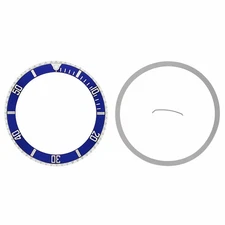 Bezel, Insert & Springs Kit For Rolex Sapphire Submariner 16800, 16610 Blue