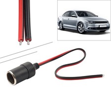 12V 24V Car Cigarette Lighter Socket Female Connector Power Charger Adapter