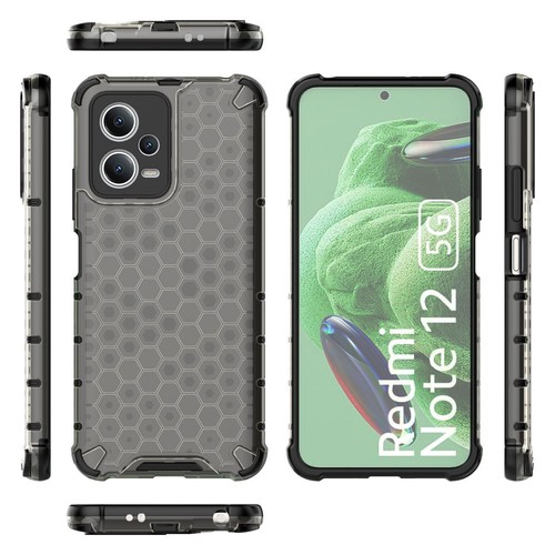 Honeycomb etui do Xiaomi Redmi Note 12 5G / Poco X5 5G pancerny hybrydowy pokrow - Zdjęcie 2 z 12