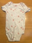 Simple Joys by Carter's Gray Pink Owl Print Short Sleeve Bodysuit for Baby 18M — photo 1