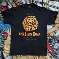 Y2K Disney Lion King Broadway musical t-shirt Large vintage made in USA