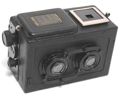 Ernemann Stereo Simplex Ernoflex with Tessar 4.5/8cm RARE ca.1926