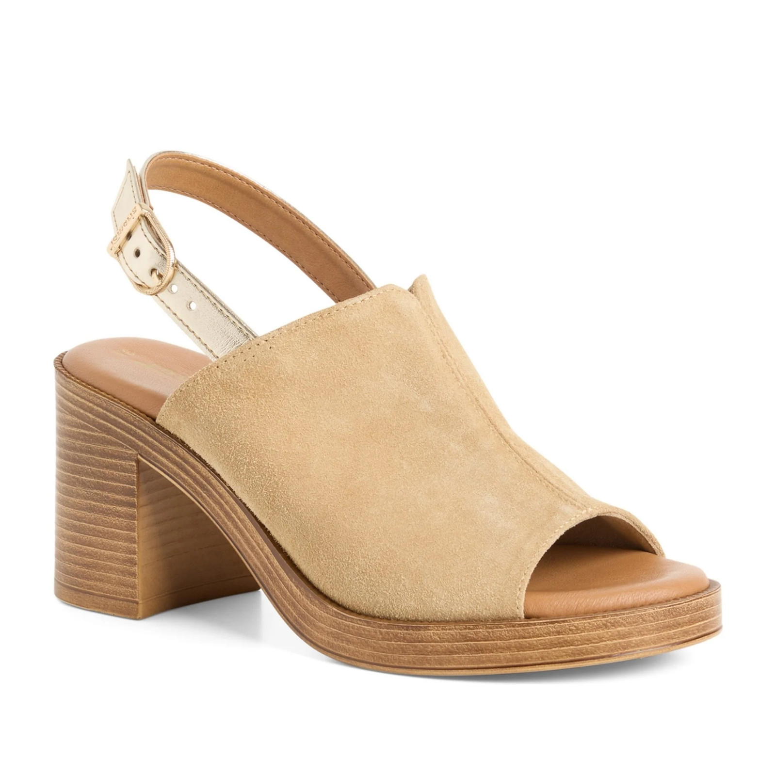 Tamaris Women's Beige Leather Sandals Casual Fashion 1-1-28304-24400