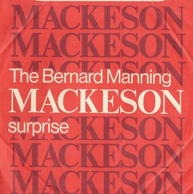 Bernard Manning - Mackeson Surprise - Used Vinyl Record Flexi-disc - F1142z