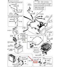 MAZDA CX-30 DM Câble de batterie Terminal End MH10188A1 NEUF ORIGINE