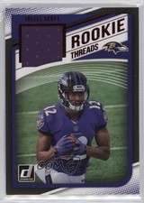 2018 Panini Donruss Rookie Threads Red Jaleel Scott #31 0bg8