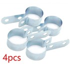 Diesel Heater Exhaust Pipe P Clip Stainless Steel Clamps Kit 4Pcs 24mm-28mm Air