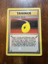 Pokémon TCG Base Set 1999 - Devolution Spray 72/102 Rare (Poor / Heavily Played)