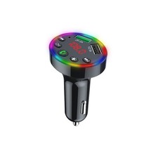 7 Color LED Dual USB Fast Charger Wireless Car FM Transmitter MP3 Player Adapter