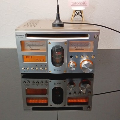 Panasonic CQ-TX5500D Vacuum Tube 2DIN Car Audio CD Head Unit AUX
