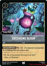 Absorbing Bloom Lorcana TCG 13 - 206/204 Cold Foil