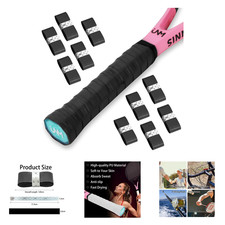 Tennis Racket Grip Tape Anti Slip Overgrip Precut Sweat Absorbing 10 Pack Black