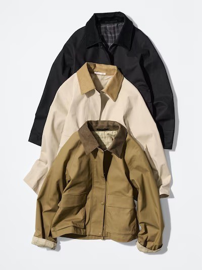 UNIQLO Utility Short Jacket S-3XL Black Beige Khaki Oversized 