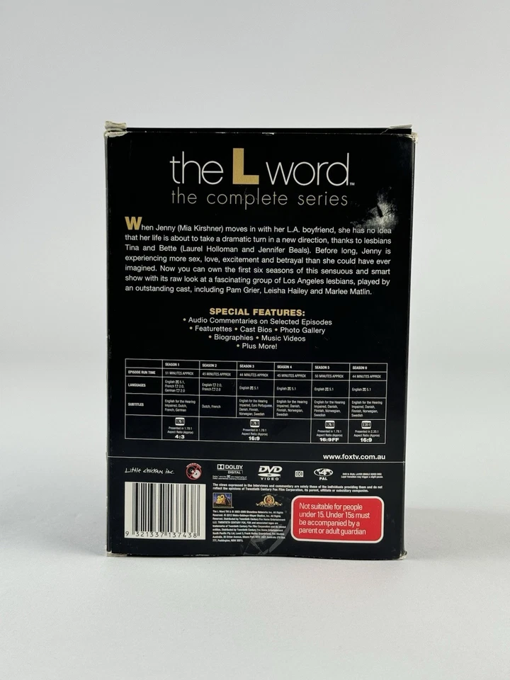 The L Word Complete Series Seasons 1-6 DVD Box Set Showtime TV Series - Image 3 of 4