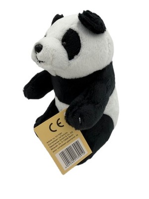 Kuscheltier Panda Bär Riesenpanda Höhe 16 cm schwarz Plüschtier 1017091