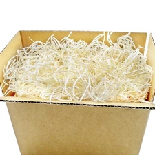 9.5 oz Natural Aspen Wood Excelsior, Aspen Wood Wool for Basket Filler, Gift ...