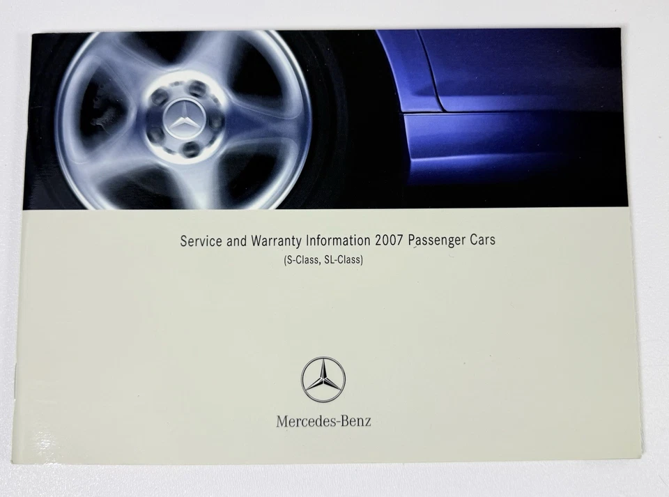 2007 Mercedes-Benz S класса владельцев руководство и буклеты брошюры S550 S600 с чехлом - Изображение 4 из 4
