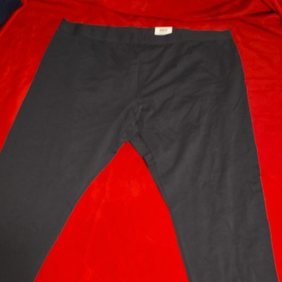 Style & Co Plus Size 4X Carbon Grey Solid Pattern ESS Mid Rise Leggings Women