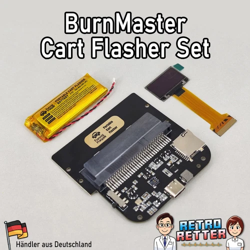 FunnyPlaying BurnMaster Cart Flasher Set for GameBoy Games GB GBC GBA - Picture 1 of 16