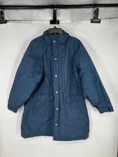 LL Bean Vintage Flannel Wool Lined Windbreaker Jacket Coat Made In USA Mens XL