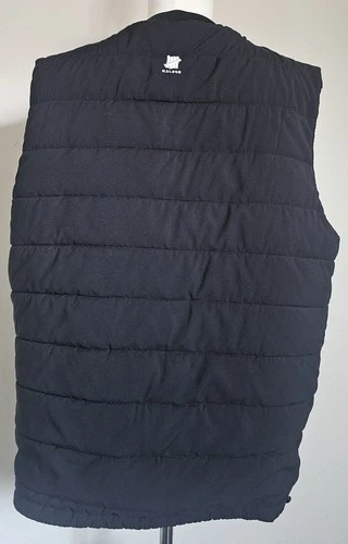 Malbon Golf x Undefeated Vest Black Size XL MSRP $180 image 3