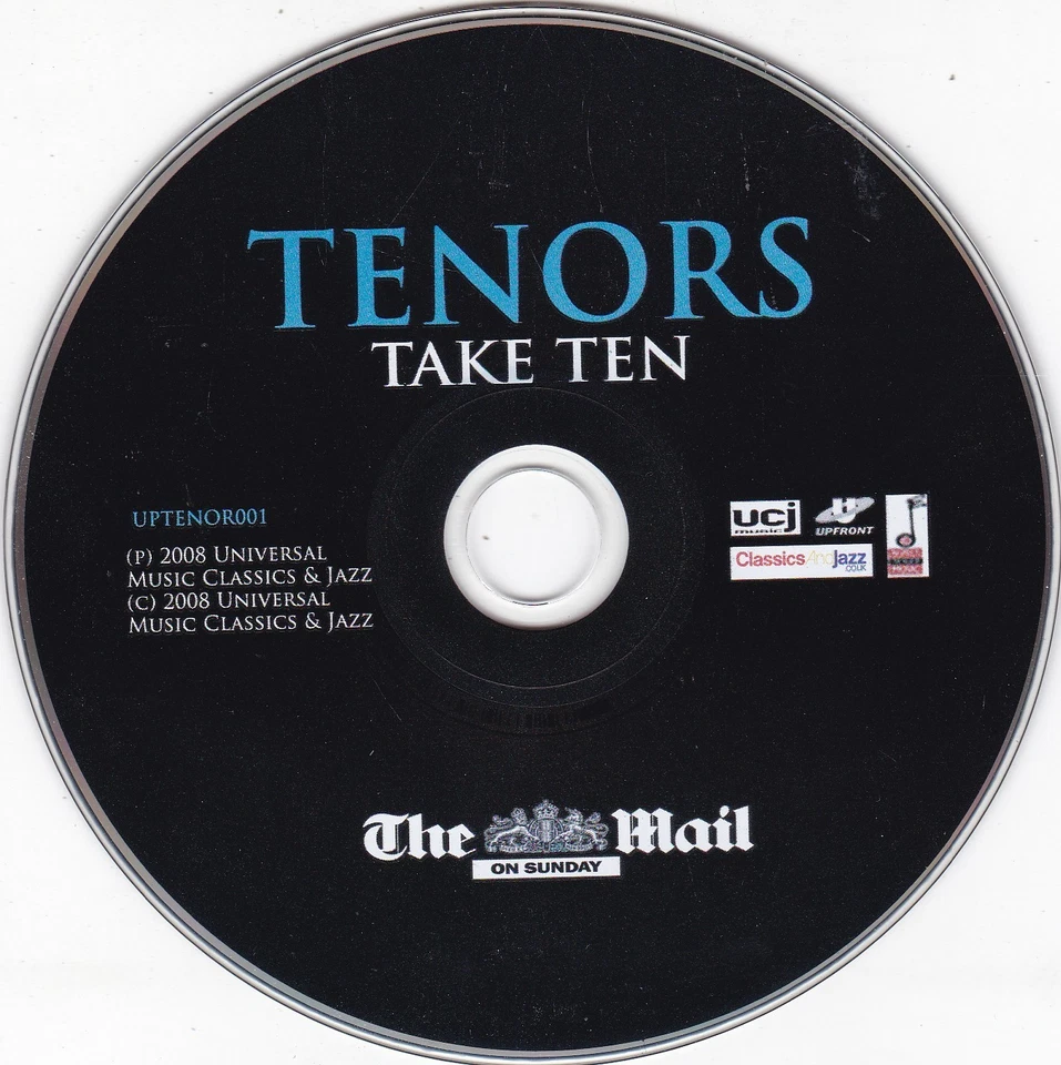 TENORS Take Ten ( THE MAIL ON SUNDAY Newspaper CD ) - Bild 3 von 3
