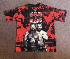 WWE BURNING HAMMER CM PUNK DREW MCINTYRE BAD BLOOD LARGE SHIRT IYKYK NEW RARE