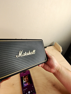 Marshall Stockwell 25W Portable Bluetooth Speaker - Black for sale