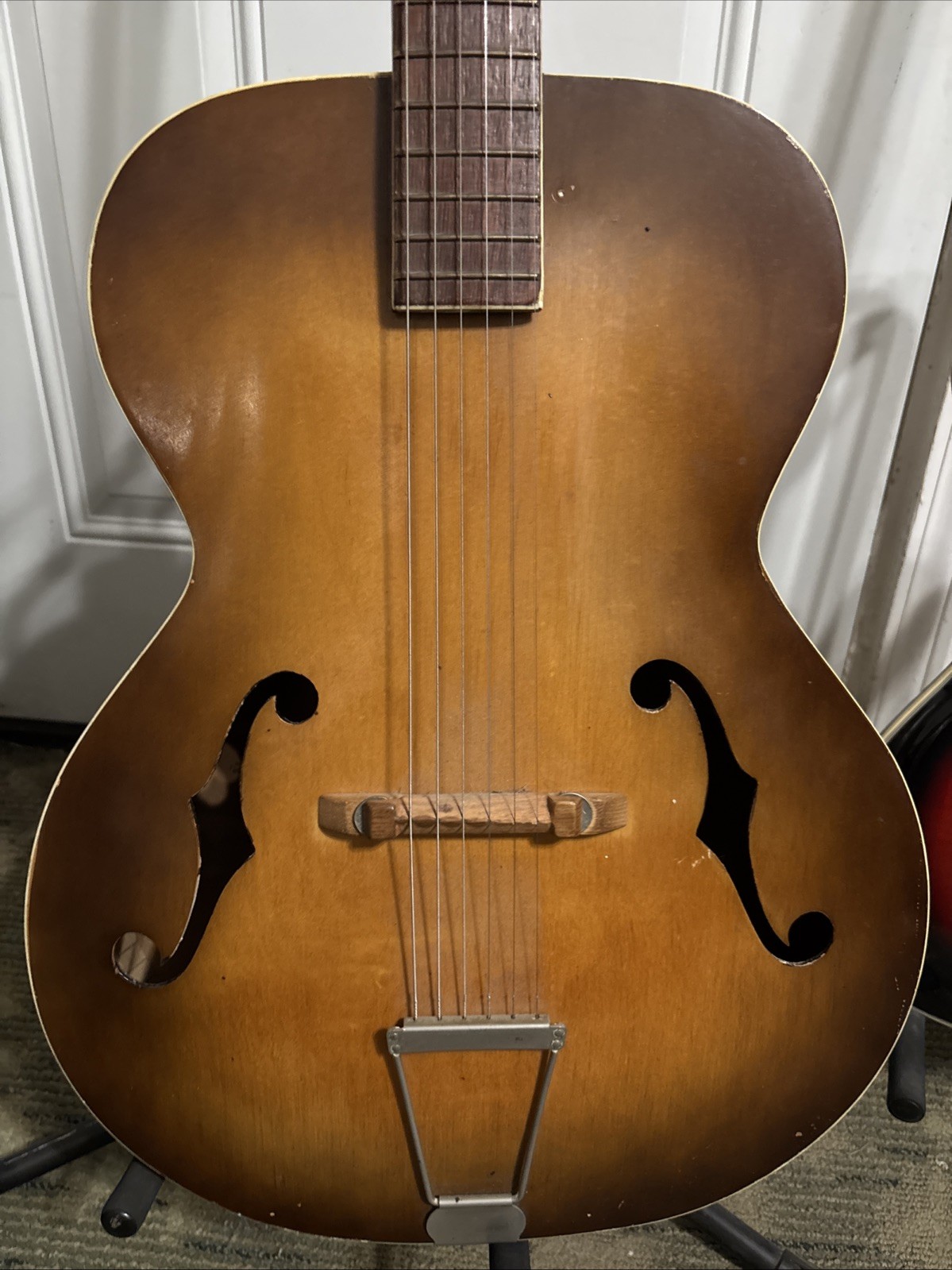 vintage silvertone acoustic guitar