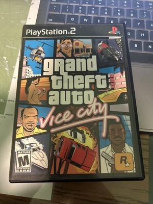 Grand Theft Auto: Vice City GTA Sony PlayStation 2 PS2 Game (No Manual or Map)