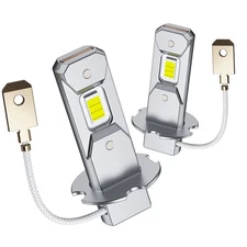 H3 LED Fog Light Bulb Conversion Kit Super Bright White Auto DRL Lamp 6500K XH