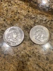 1953-S Franklin Half Dollar & 1954 - S Franklin Half dollar. 90% Silver