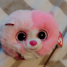 Ty Puffies Pink Plush Beanbag Toy for Kids Age 3 and Up, 3-4, 4-7, 8-11 Years