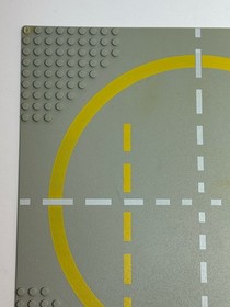 Vintage Lego Gray Raised 32x32 Moon Crater & Space Base Landing Pad Plates