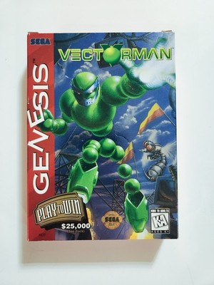 Vectorman Sega Genesis CIB Tested Excellent Condition Boxed Complete