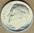 1948 P Roosevelt Dime 90% Silver Uncirculated