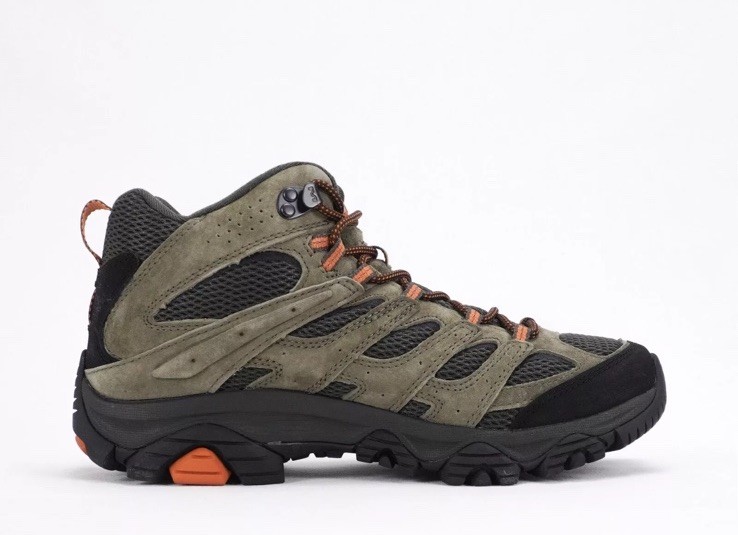 Merrell Moab 3 Mid Gore-TEX Men Outdoors Shoes Olive/Orange