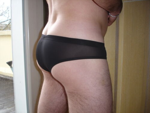 2er Set Slip schwarz NEOFAN Plum Gr. M Ref P03 weich sexy - Bild 5 von 5