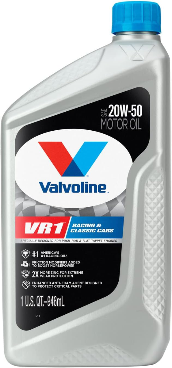 Valvoline VR1 Racing Oil 20W-50 13本セット Valvoline VR1 Racing SAE 20W-50 High Performance Zinc Motor