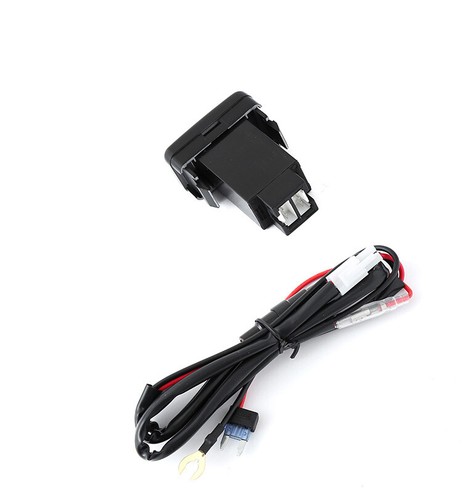 Switch Button Convert USB PD QC3.0 Port Socket For Toyota Tacoma Tundra 4Runner - Picture 4 of 8