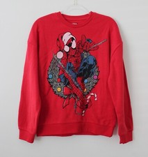Marvel Holiday Spider-Man Boys Graphic Print Sweatshirt Red Size XL NWT