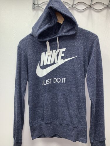 Mujer S Nike Just Do It Cuero Gris carbón Sudadera con Capucha Peso Ligero Swoosh