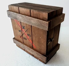 ALEC BRADLEY Wood cigar Box STARK INDUSTRIES logo - Black Market - Torpedo 