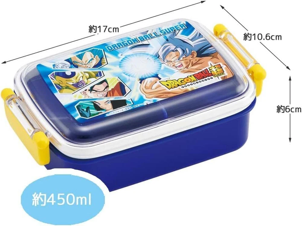 Skater Dragon Ball Super 450ml Bento Box for Kids Antibacterial Made in Japan