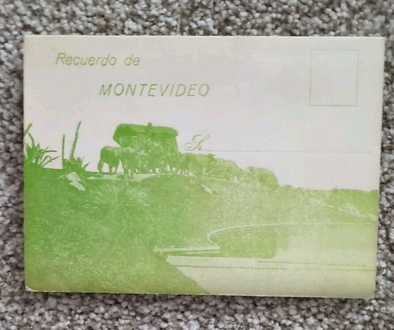 Postcard Flip Book From Montevideo Uruguay
