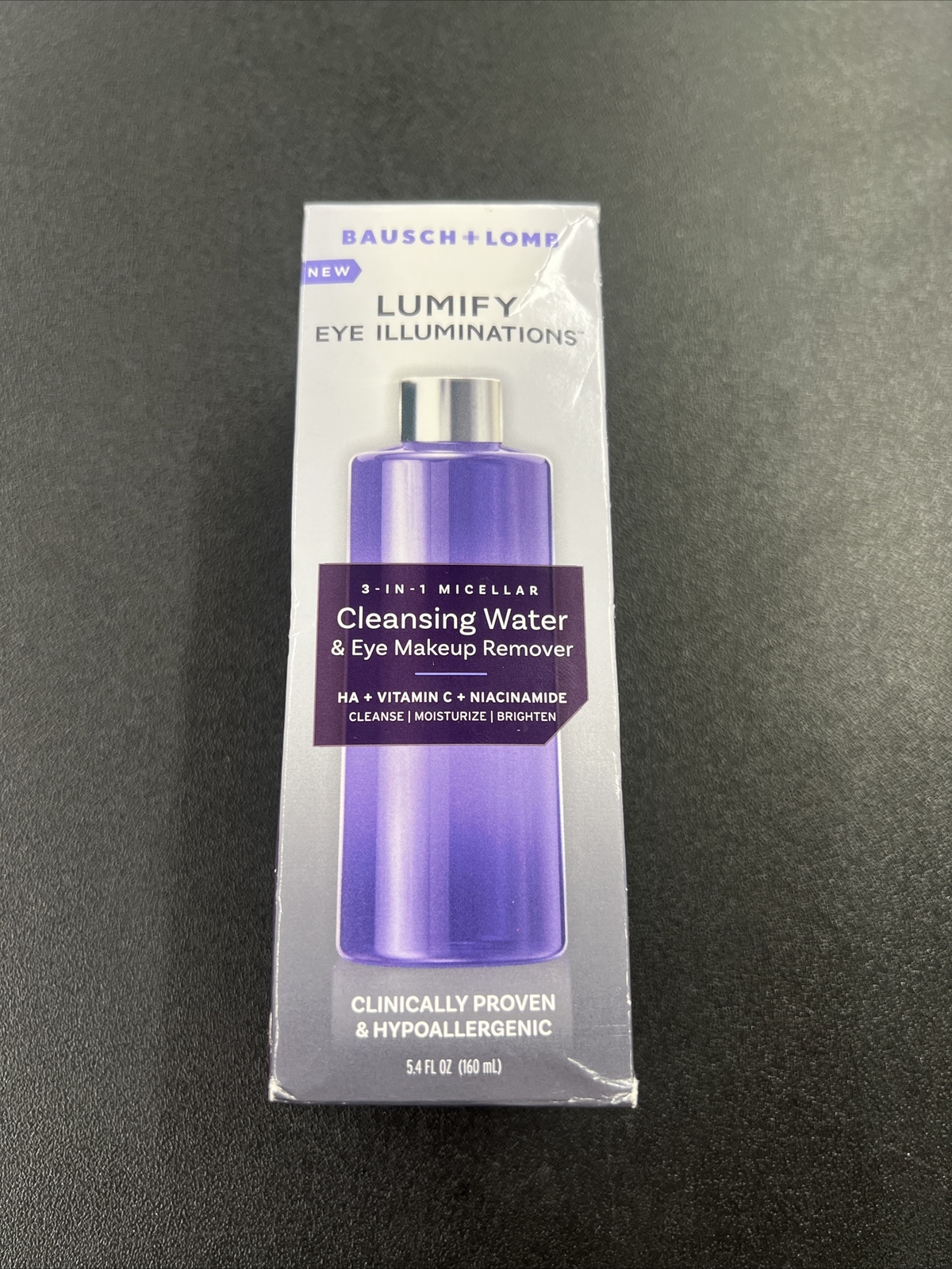 Bausch + Lomb Lumify Eye Illuminations 3 in 1 Micellar Cleansing Water 5.4 oz
