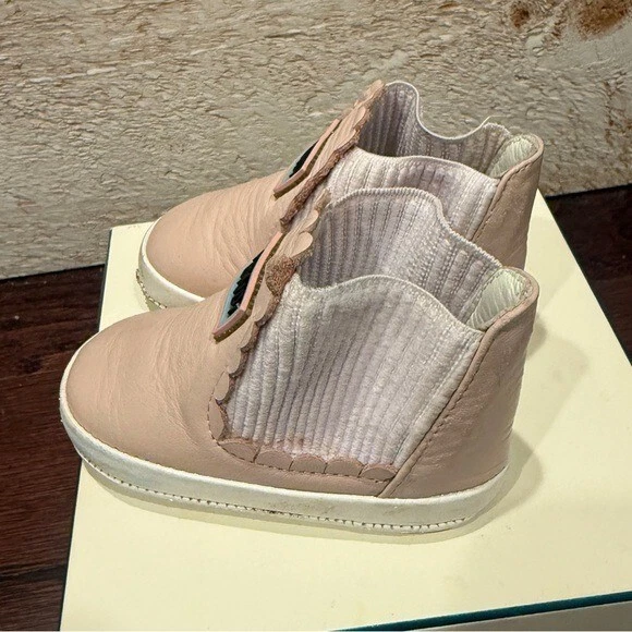 Botines suaves FENDI Infantil Bebé Niña Rosa Claro Talla 4 Foto 4 de 4