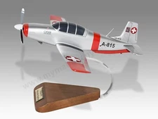 Pilatus P-3 Oris Desk Wood Airplane New Model Large Scale 1/24